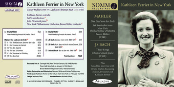 Kathleen Ferrier In New York - D2me0q24x7p585.cloudfront 