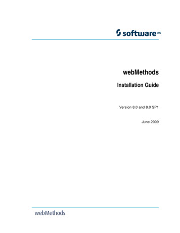 WebMethods Installation Guide - Software AG