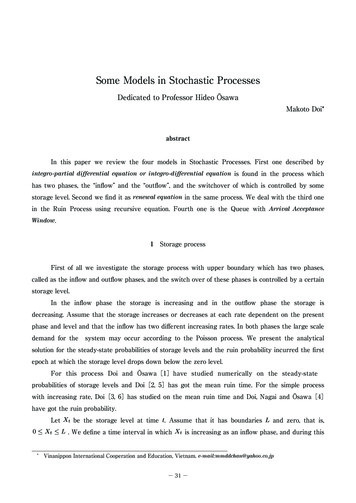 Some Models In Stochastic Processes - 日本大学経済学部
