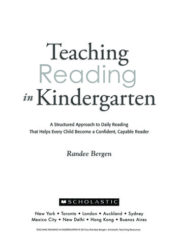 Teaching Reading In Kindergarten - Scholastic Books For Kids
