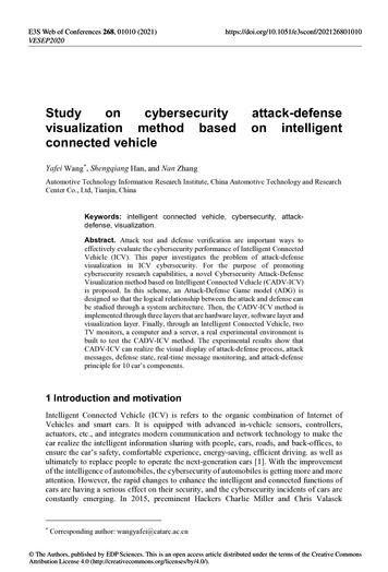 Study On Cybersecurity Attack-defense Visualization Method Based On .
