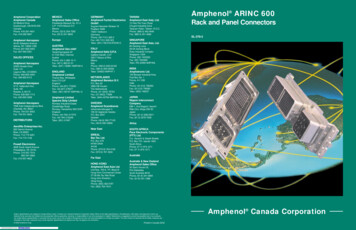 Amphenol ARINC 600 - Arrow