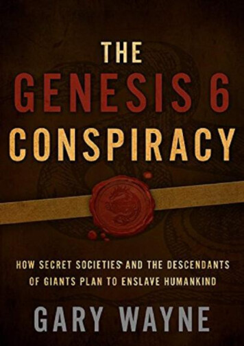 The Genesis 6 Conspiracy: How Secret Societies And The Descendants Of .