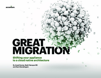 Migrating To A Cloud-Native Architecture - Accenture