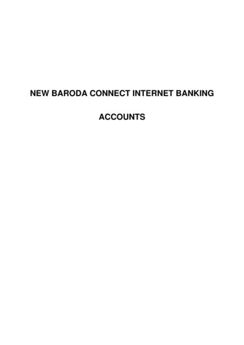 New Baroda Connect Internet Banking Accounts