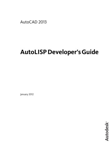 AutoLISP Developer's Guide - Autodesk