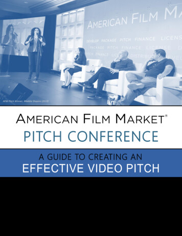 PITCH CONFERENCE - American Film Market
