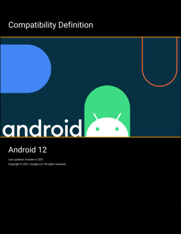 Android 12 Compatibility Definition