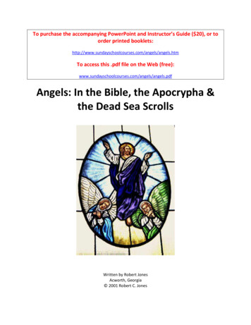  Sundayschoolcourses /angels/angels.pdf Angels: In The Bible, The .