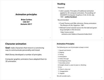 Animation Principles SIGGRAPH (Computer Graphics) 21(4): 35-44, July .