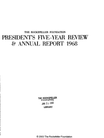 RF Annual Report - 1968