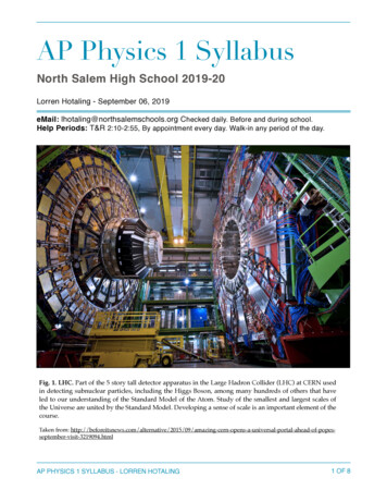AP Physics 1 Syllabus 2019 - Ny50000167.schoolwires 