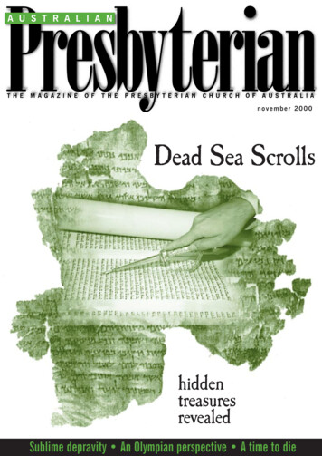 November 2000 Dead Sea Scrolls - AP