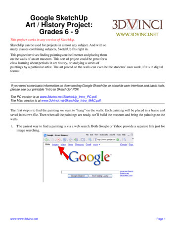 Google SketchUp Art / History Project: Grades 6 - 9