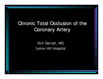 Chronic Total Occlusion Of The Coronary Artery