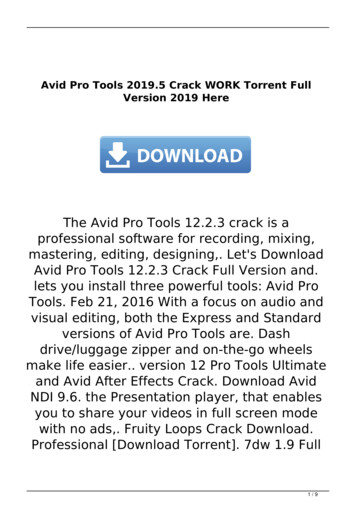 Avid Pro Tools 2019.5 Crack WORK Torrent Full Version 2019 Here
