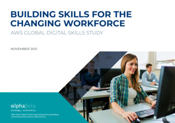 BUILDING SKILLS FOR THE CHANGING WORKFORCE - US About Amazon