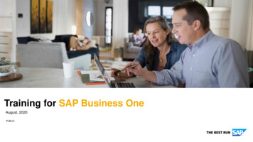 Training For SAP Business One