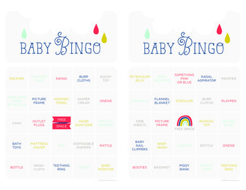 BABY BINGO BABY BINGO - Hallmark Ideas & Inspiration