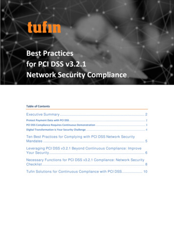 Best Practices For PCI DSS V 3.2.1 Network Security Compliance - Tufin