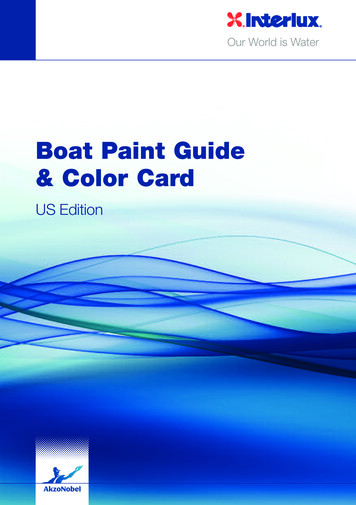 Boat Paint Guide & Color Card - West Marine