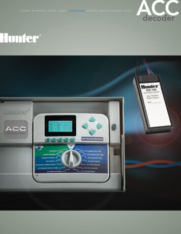 ACC Decoder - Hunter Industries