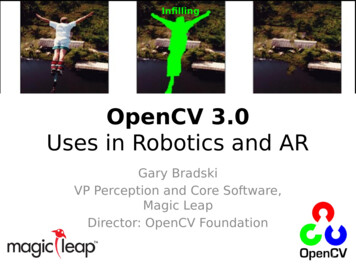 OpenCV 3 - Stanford University