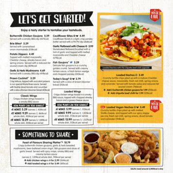 SOMETHING TO SHARE - Brewers Fayre