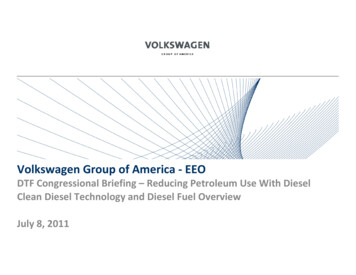 Volkswagen Group Of America EEO - Dieselforum 