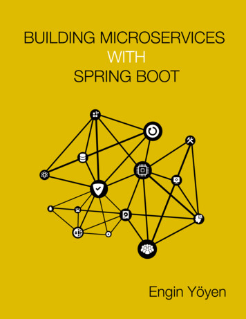 Building Microservices With Spring Boot - Leanpub