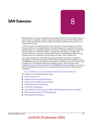 SAN Design Reference Guide By HP, Ch. 8, SAN Extension 12/2004