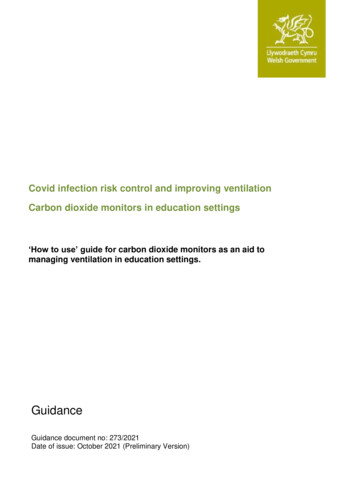 Covid Infection Risk Control And Improving . - Welsh Government