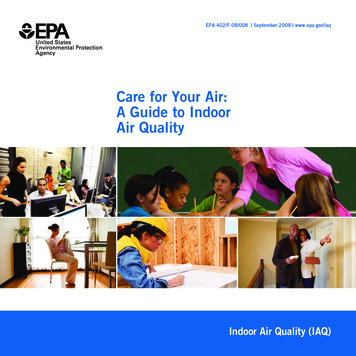 Care For Your Air: A Guide To Indoor Air Quality - US EPA