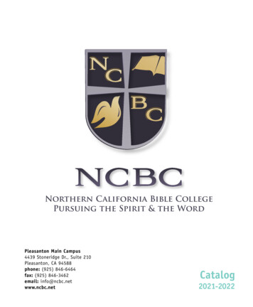 Northern California Bible College Pursuing The Spirit & The Word