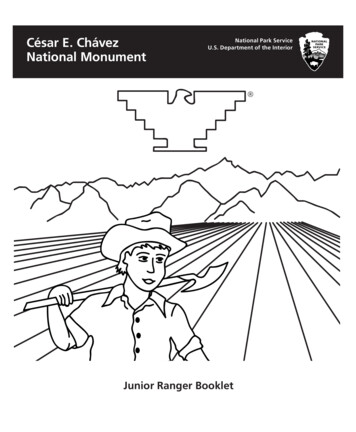 César E. Chávez National Monument Junior Ranger Booklet