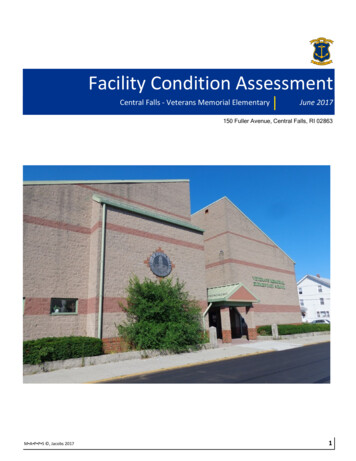 Facility Condition Assessment - Rhode Island