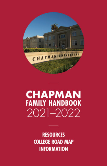 Chapman Family Handbook 2021-2022