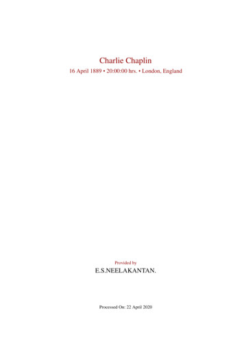 Charlie Chaplin - Neel Astro