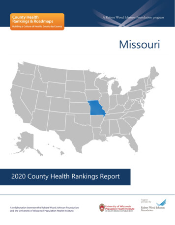 2020 Missouri County Health Rankings