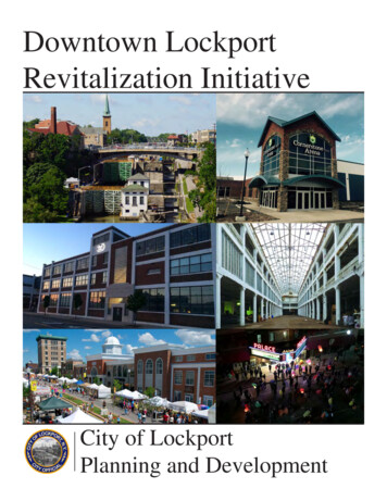 Downtown Lockport Revitalization Initiative - Government Of New York