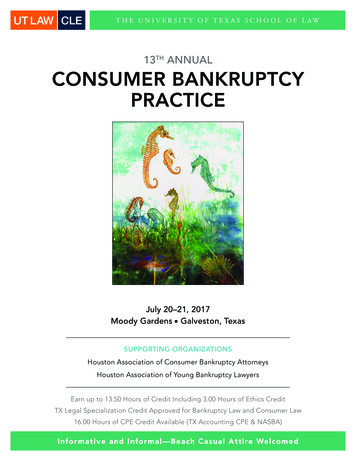 Th Annual Consumer Bankruptcy Practice