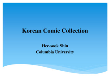 Hee-sook Shin Columbia University - Eastasianlib 