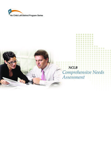 NCLB Comprehensive Needs Assessment - DMAC Solutions