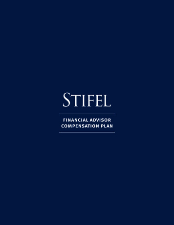 Financial Advisor Compensation Plan - Stifel