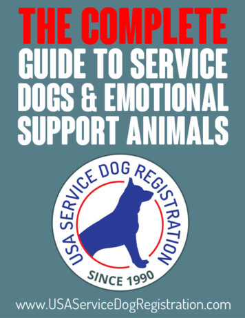 Complete Guide To Service Dogs - Emotional Support Dog
