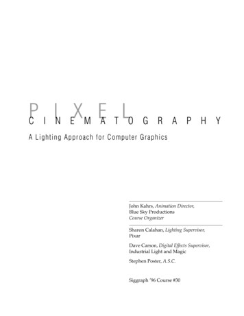 Cinema Tography - Acm Siggraph