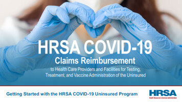 Getting Started With The HRSA COVID-19 Uninsured Program
