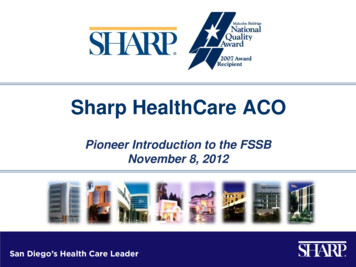 Sharp HealthcareCare ACO