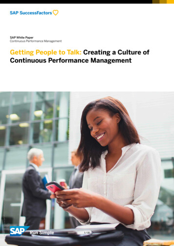 Continuous Performance Management - Key Media