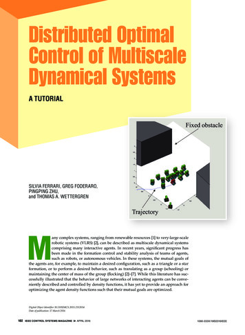Distributed Optimal Control Of Multiscale Dynamical Systems